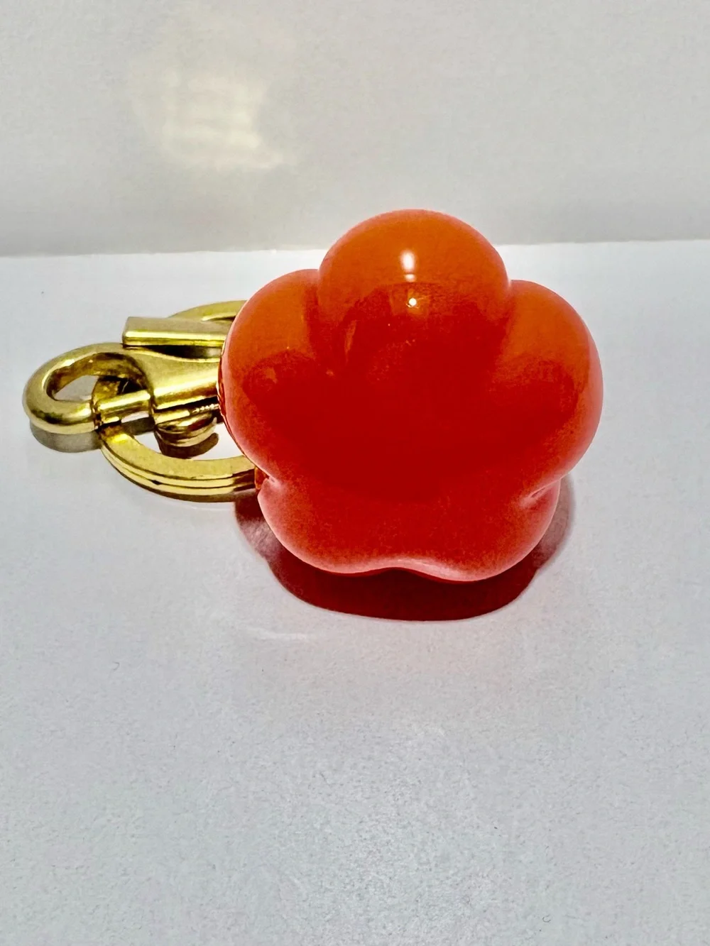 “Pick Me Girl” Orange Pumpkin Bag Charm Keychain
